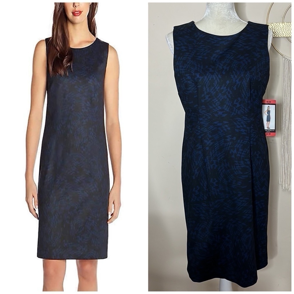 nwt // mario serrani italy shift dress print